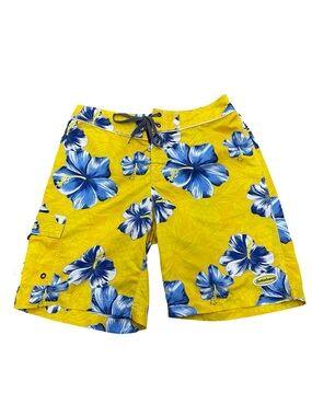 Men’s Hibiscus Swim Trunks